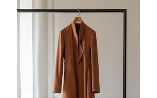 Stylish clothing on a hanger