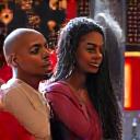Contestants on a reality TV show set